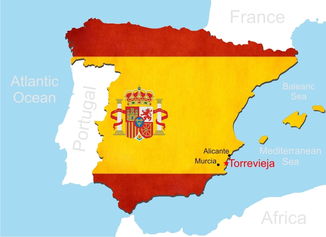 map of spain